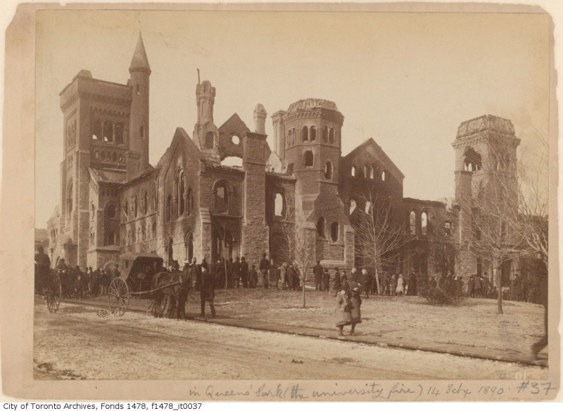 University College after the fire of 1890 f1478_it0037 University College after the fire of 1890 f1478_it0037