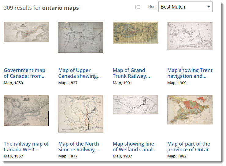 Ontario maps