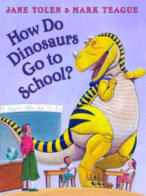 How do dinosaurs go to school
