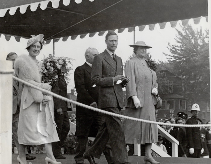 King George VI and Queen Elizabeth
