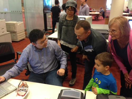 Interacting with the library customers Interacting with the library customers