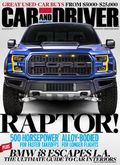 Car and Driver magazine cover M55BM61B