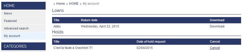 My Account My Account