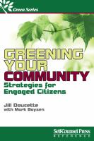 Greening your community strategies for engaged citizens