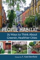 People habitat 25 ways to think about greener, healthier cities