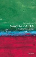 Magna Carta a very short introduction