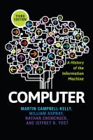 Computer a history of the information machine third edition