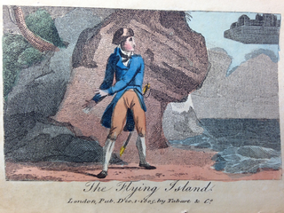 Benjamin Tabart Gullivers Travels Flying Island