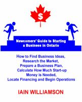 Newcomers Guide to Starting a Business in Ontario