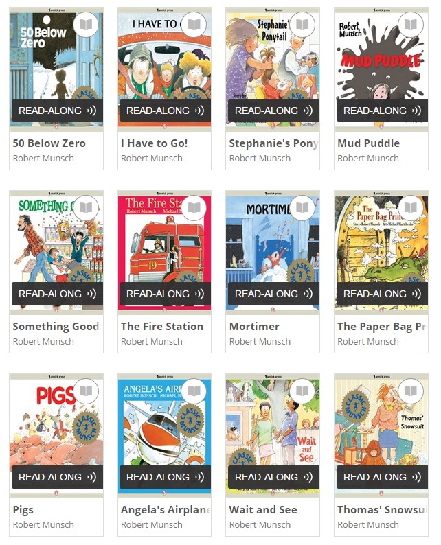 Robert Munsch Read alongs Robert Munsch Read alongs