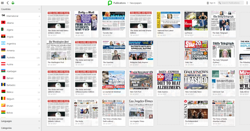Press Reader Newspapers