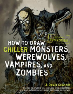 How to draw Chiller Monsters  Werewolves  Vampires and Zombies