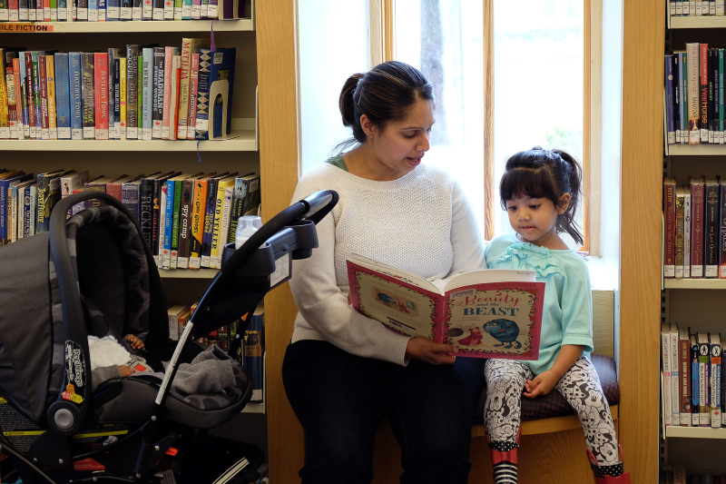 Adult Child Reading Adult Child Reading