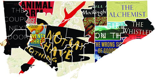 Literary map of Toronto