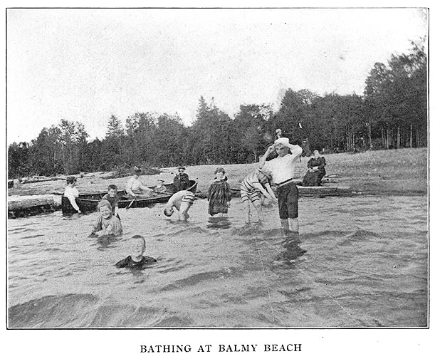 Bathing at Balmy Beach