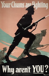 Your Chums Are Fighting Poster
