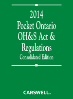 Pocket Ontario OH&S Act & regulations