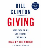 Giving how each of us can change the world