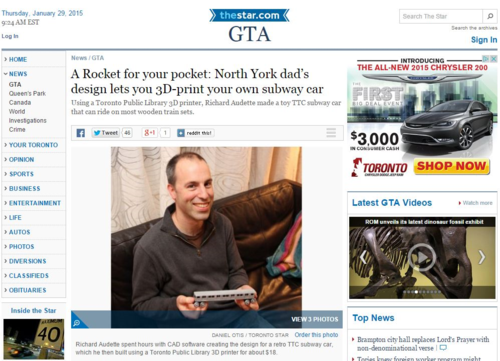 Toronto Star News Article Toronto Star News Article