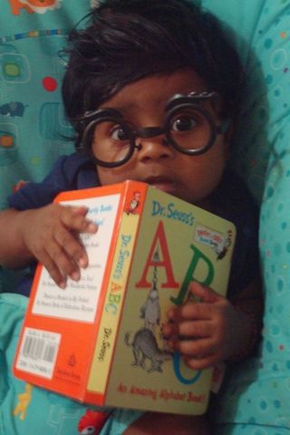 Baby Reading Baby Reading
