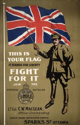This is your flag recruitment poster 1914-18