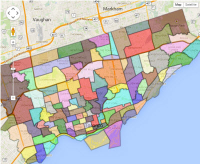 Map of Neighbourhood Historical Resources