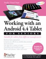 Working with an Android 4.4 tablet for seniors suitable for tablets from different manufacturers