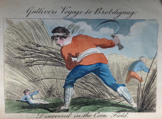 Benjamin Tabart Gullivers Travels Brobdingnag