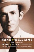 Hank Williams Book Cover