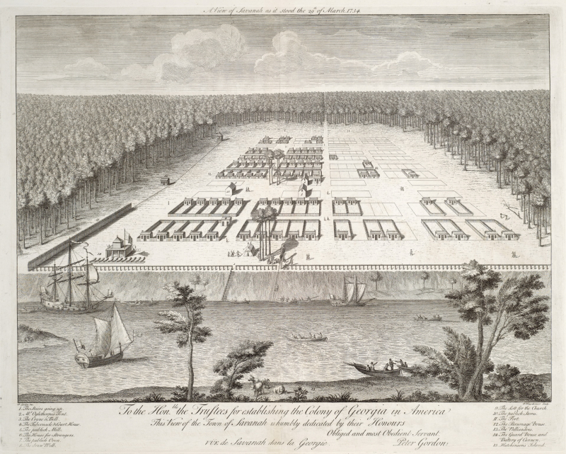 A view of Savanah as it stood the 29th of March 1734 A view of Savanah as it stood the 29th of March 1734