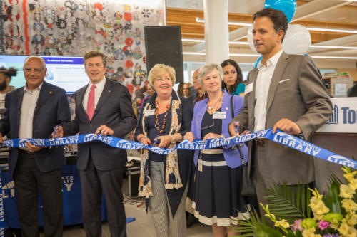 Ribbon Cutting at Albion Branch Opening