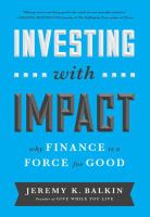 Investing with impact