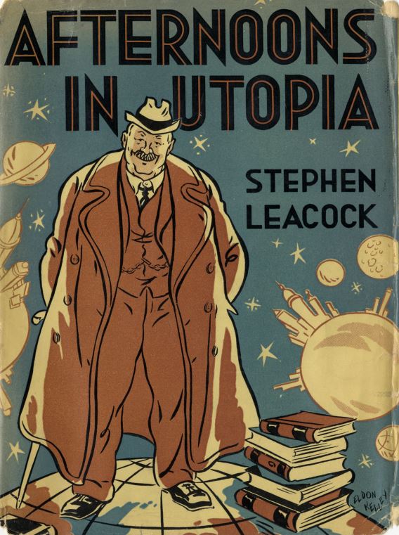 Illustrated book cover of Afternoon in Utopia