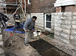 Excavation underway at the Mohawk Institute in Brantford, Ont. Excavation underway at the Mohawk Institute in Brantford, Ont.