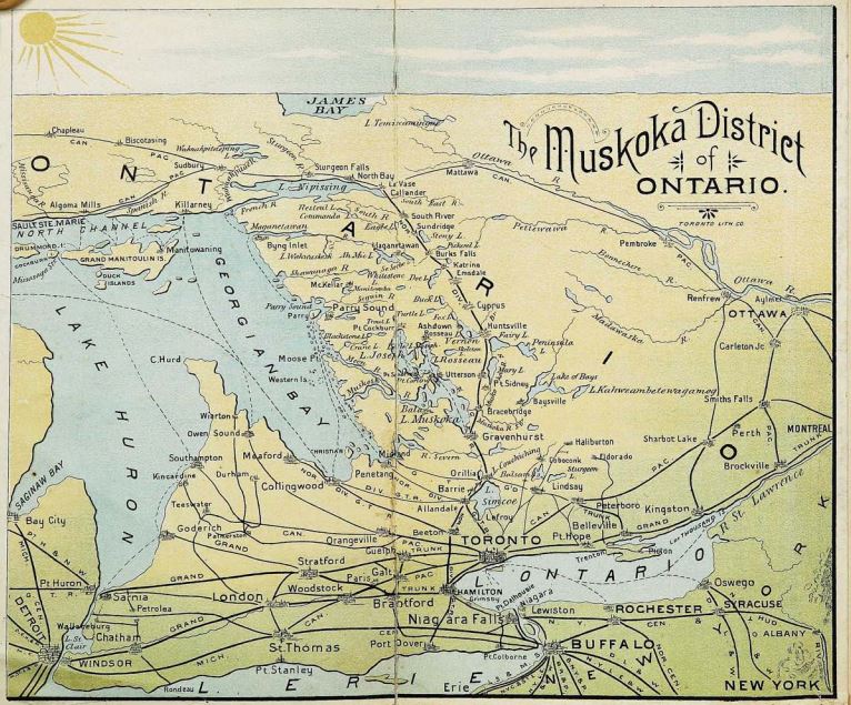 Map of Muskoka