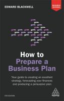 How to prepare a business plan