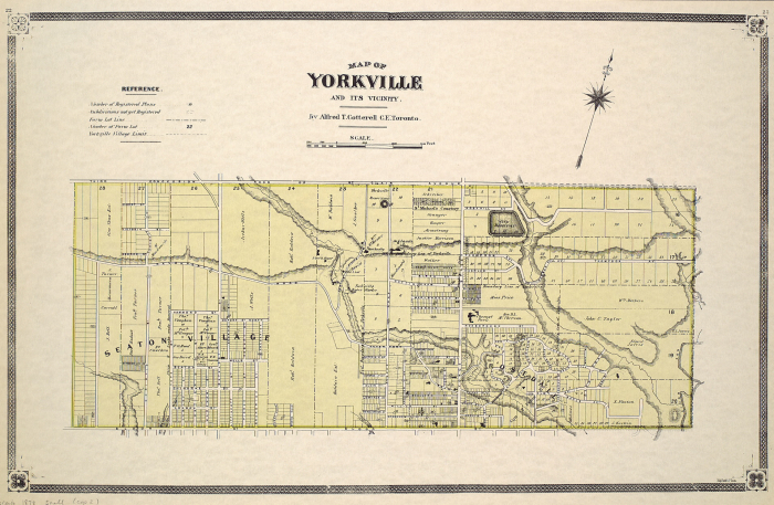 Map of Yorkville and its vicinity 1878