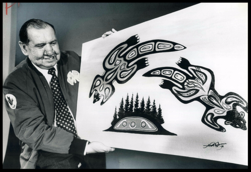  Noel Ducharme with artwork