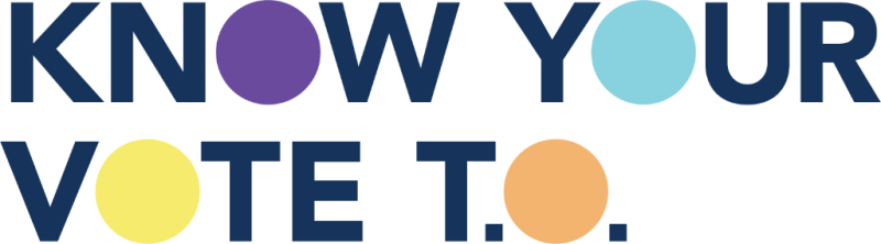 Know Your Vote T.O. Banner