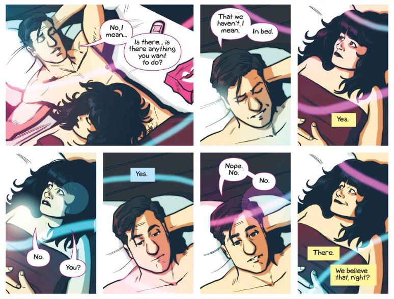 Panels from Sex Criminals