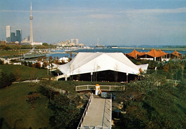 vintage postcard 1970s The Ontario Place Forum 