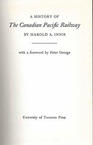A history of the Canadian Pacific Railway