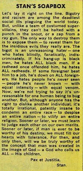 Stan's Soapbox Stan's Soapbox