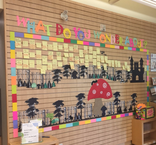 Summer Wonder wall at Thorncliffe branch
