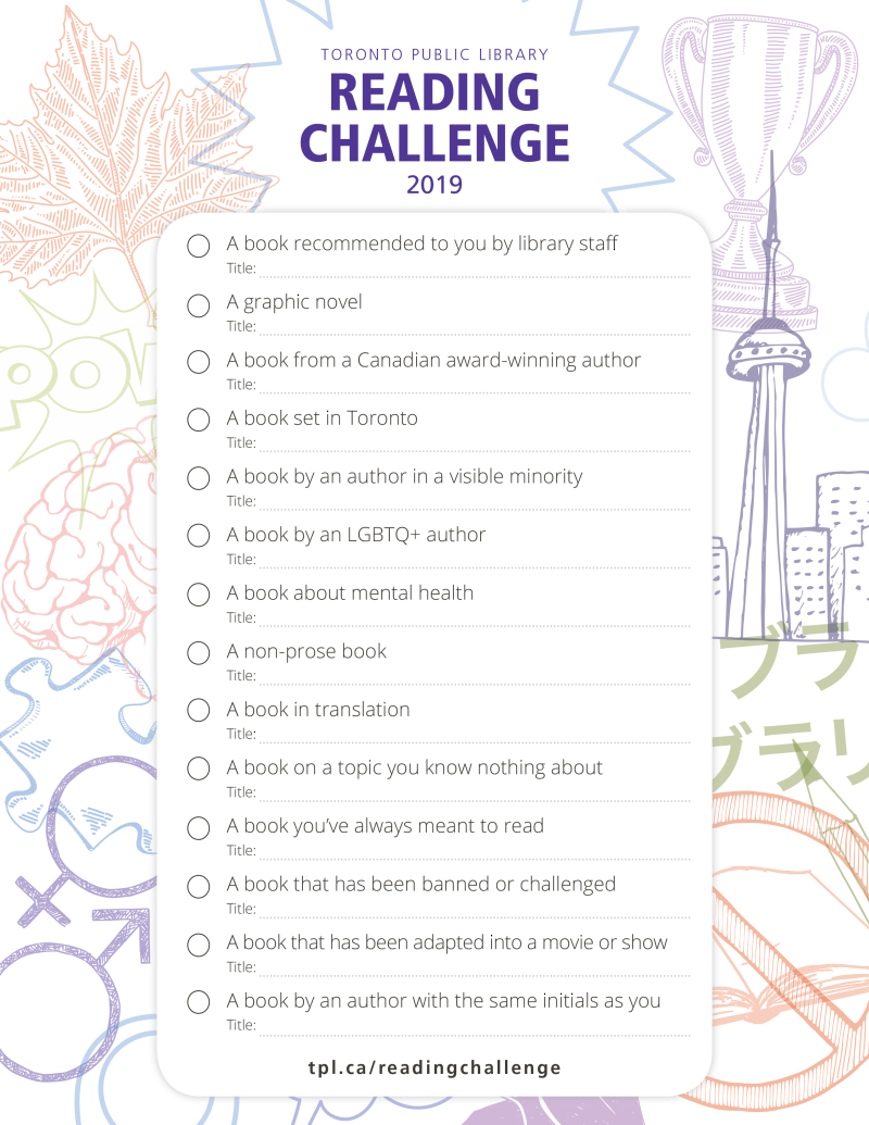 Reading Challenge List-14 categories