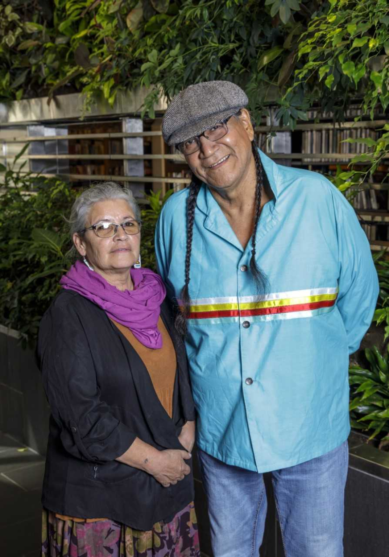 Elders Frances Whiskeychan and Patrick Etherington