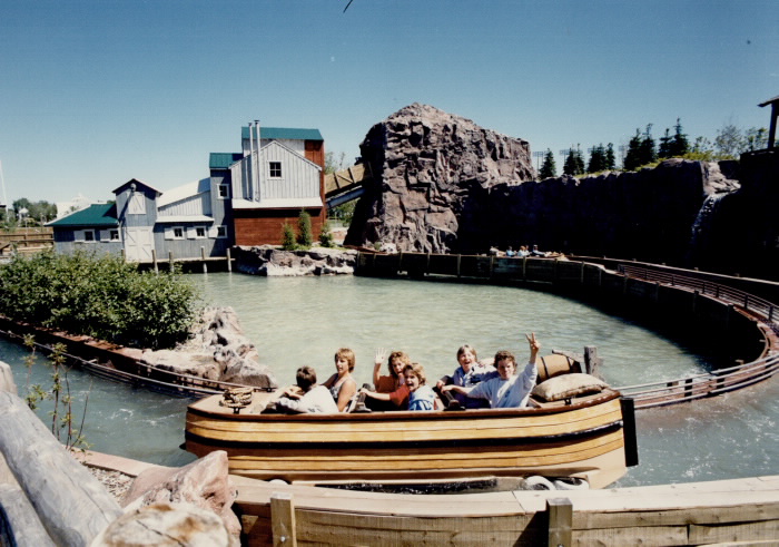 1986 The wilderness adventure ride is one of the new attractions at Ontario Place