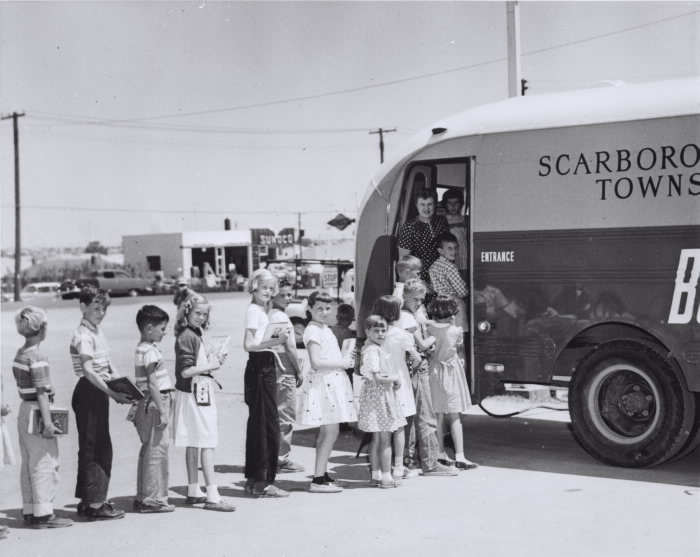 Scarborough Public Library Bookmobile 1950s Scarborough Public Library Bookmobile 1950s