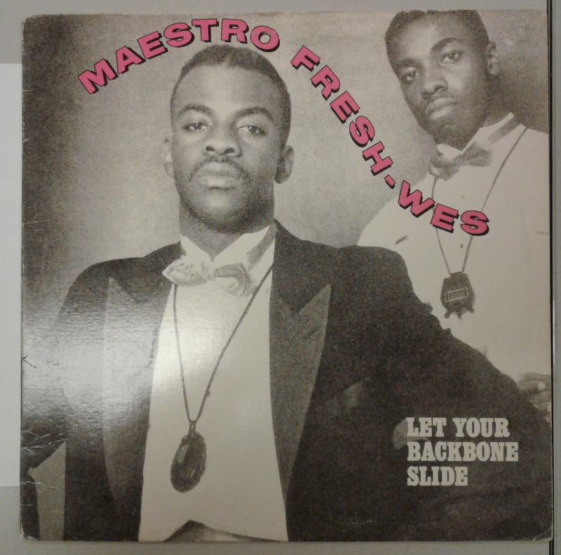 Let Your Backbone Slide LP record vinly Maestro Fresh-Wes
