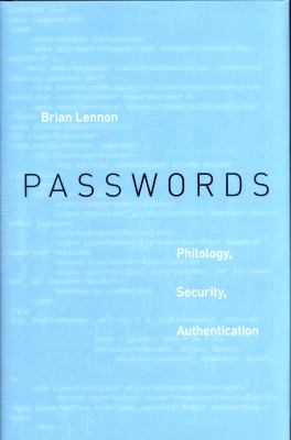 Passwords philology  security  authentication